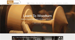 Desktop Screenshot of glennlucaswoodturning.com